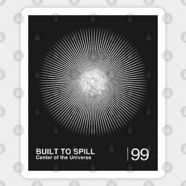 Built To Spill / Minimalist Graphic Fan Artwork Design Magnet by saudade